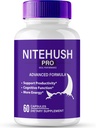 Nite Hush Pro Cerveau Suppléments pour la mémoire et les capsules de focus, NiteHush Formule avancée Cerveau Soutien de santé - Force maximale Nootropiques NiteHushPro Toutes les pilules de soutien naturel Avis (60 capsules)