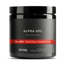 Toniiq Ultra Haute Pureté Alpha GPC Capsules - 600mg Formule concentrée - 90%+ Nootrope hautement purifié et biodisponible - 120 Capsules Alpha GPC Supplément
