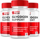 (3 Pack) Sweet Relief Glycogen Support Capsules, Sweet Relief Blood Vessel Cleaner Supplement, Sweet Releaf Glycogen Support Sweet Relief, SweetRelief Glucogen Support Sweet Relief (180 Capsules)
