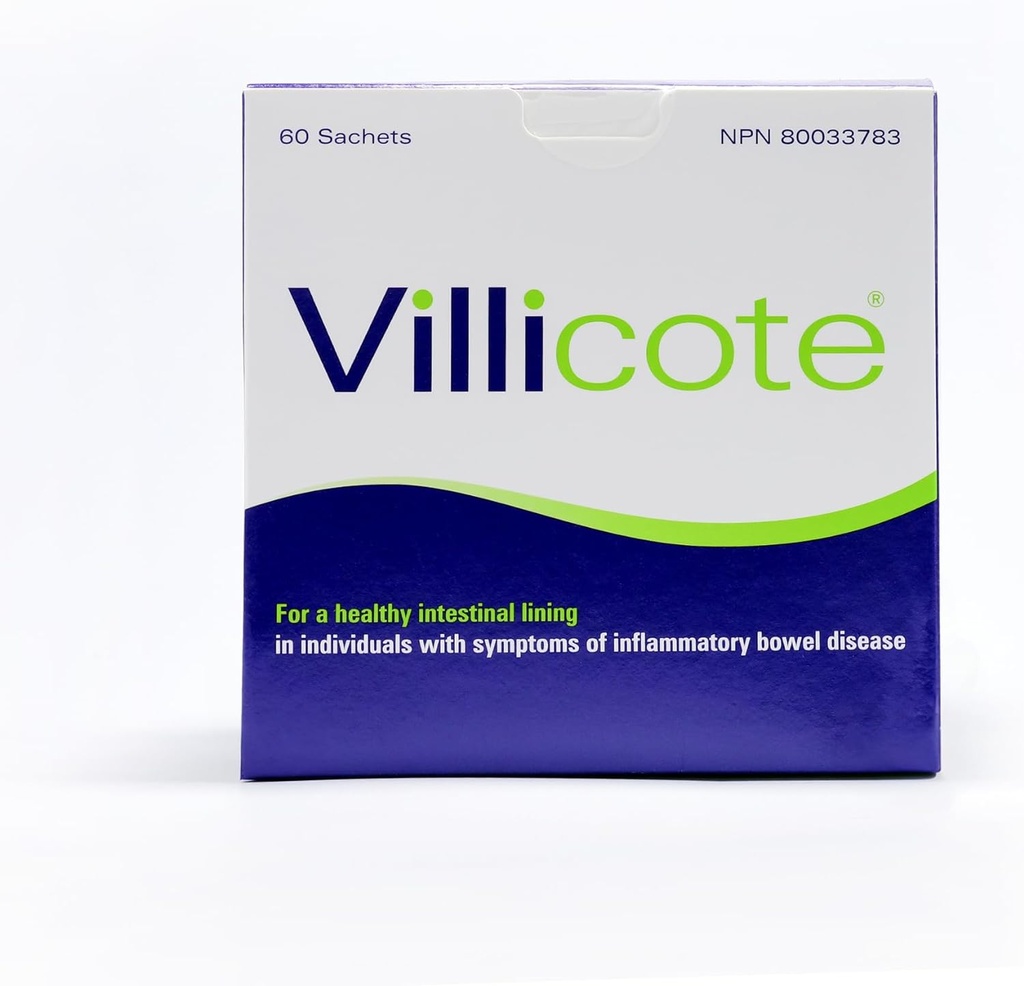 Wellesley Thérapeutique Villicote, Restaurer la santé Gut, Confort digestif, Non-OGM, Sans gluten, Sans lait, Prébiotiques, 120g, 60 sachets