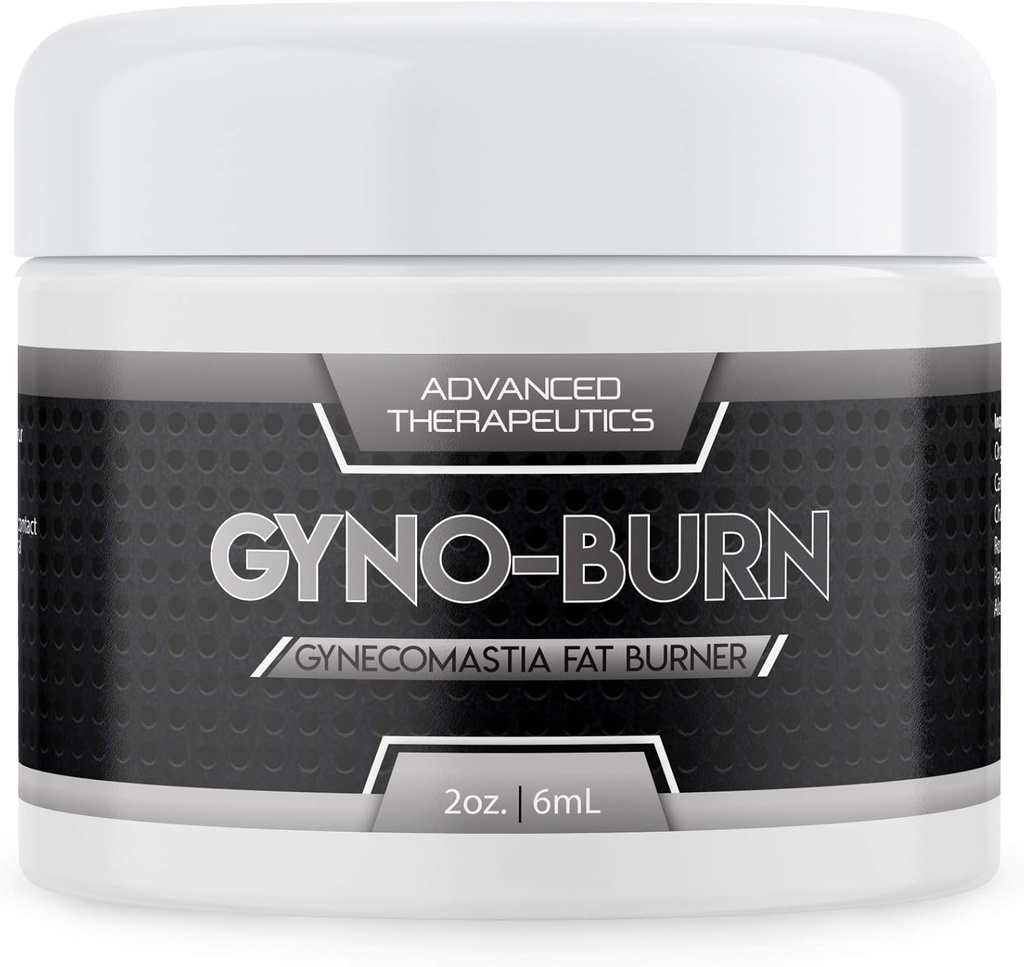 Gyno Burn Gynécomastie crème Nouveau 4 pot d'Once. Brûler la poitrine stupéfiante Fat et raffermir vos pécs.