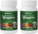 Légumes - Supplément alimentaire avec des légumes super-alimentaires pour les femmes, les hommes et les enfants-90 Capsules de légumes à haute teneur en vitamines et minéraux. (Paquet de légumes 2)