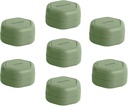 Cadence Contenants de voyage - Ensemble de cas de pilule - Capsules de voyage magnétiques, Organisateur de médicaments quotidiens pour pilules, suppléments et vitamines - 7 petites Flex (0.56oz) pour Organisateur de pilule hebdomadaire - Eucalyptus