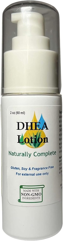 DHEA pour hommes et femmes 2 oz. Bouteille de pompe non-OGM et non parfumée