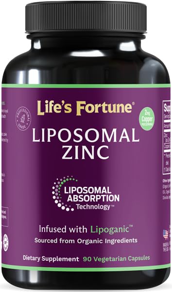 Supplément de picolinate de zinc pur liposomale avec cuivre, soutien immunitaire, métabolisme et santé de la peau.