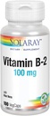 SOLARAY Vitamine B-2 Riboflavine 100 mg avec l'aloe vera