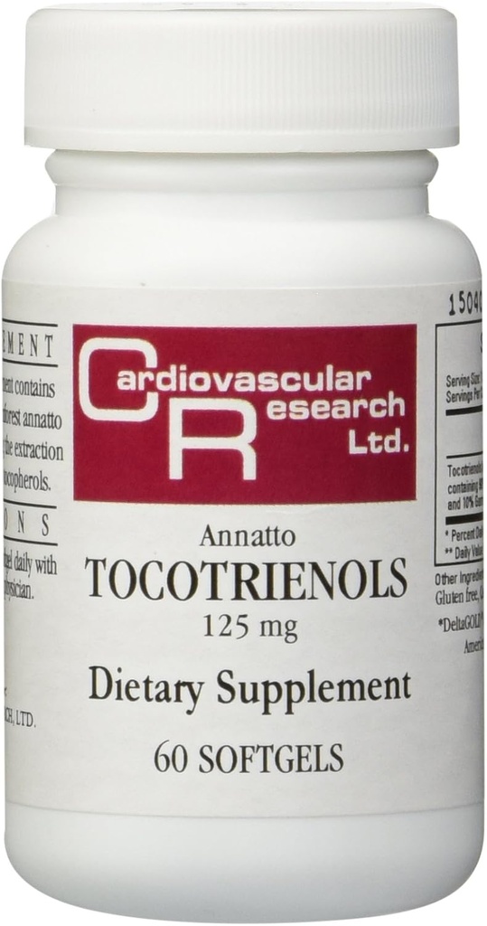 Formules écologiques - Annatto Tocotriénols 125 mg 60 gels [Santé et Beauté]