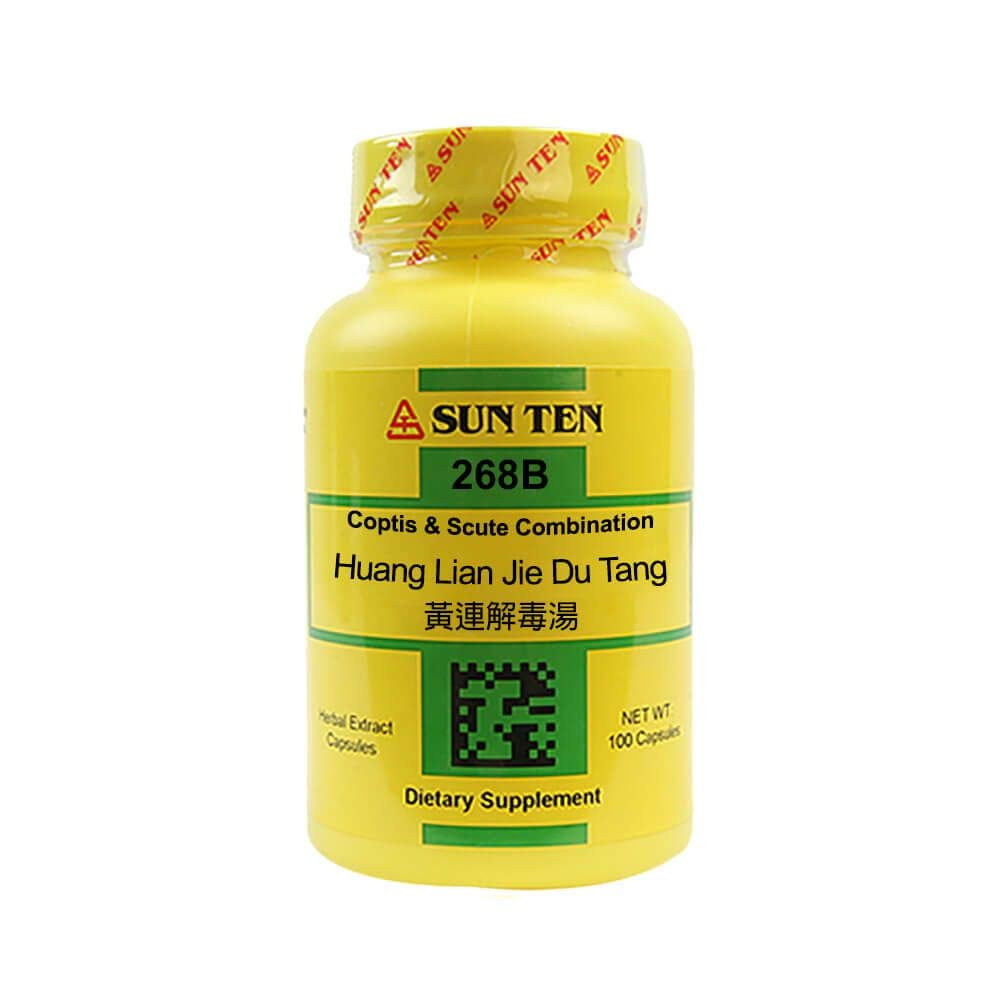 Sun Ten - Capsules combinées Coptis & Scute / Huang Lian Jie Du Tang