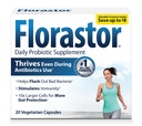 Florastor Supplément probiotique quotidien pour les femmes et les hommes, utilisation avec des antibiotiques, Saccharomyces Boulardii CNCM I-745 (20 gélules, boîte de 2)