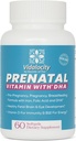 Vidalocity Vitamines prénatales pour femmes, Capsules multivitamines: Omega 3 Huile de poisson (EPA/DHA), Magnésium, Folate, Vitamine D3, C, Vitamine B12, B6, Vitamine A, K & Zinc, 60 Nombre (60 jours)