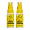 Spray de gorge naturelle de propolis de l'apiculteur, soutien immunitaire naturel et soulagement de la gorge douloureuse - antioxydants, kéto, paléo, sans gluten, 1,0 oz (paquet de 2)