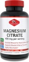 Olympien Labs Citrate de magnésium, 400mg 33 portions, soutenir le système nerveux sain, les muscles et les os, 100 capsules
