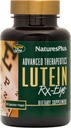 Natures Plus Thérapeutique avancée Lutéine Rx-Eye - 20 mg, 60 capsules végétariennes - Supplément de soutien de la fonction oculaire amélioré avec la zéaxanthine, antioxydant - sans gluten - 20 portions