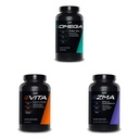 Supplément JYM Science Omega JYM Huile de poisson + Vita JYM Sports Multivitamine et soutien minéral ZMA