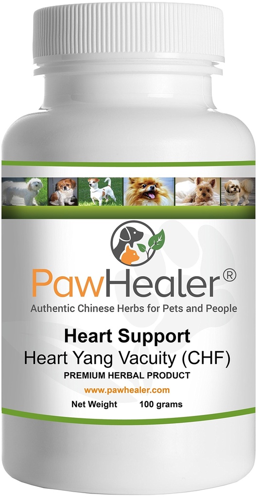 Soutien cardiaque - Aspiration cardiaque-Yang (CHF) - Toux, Gagnage, Wheezing en raison de l'état cardiaque - 100 Grams-Herbal Powder-Remedy pour chiens et animaux de compagnie