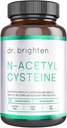 Dr. Brighten N-acétyl-Cysteine (NAC) — Supplément puissant à l'acide amino-acide glutathion pour la désintoxication optimale, la fonction immunitaire et le PCOS — 30 capsules