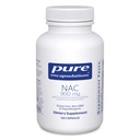 Encapsulations pures NAC 900 mg - Supplément N-acétyl Cysteine Amino Acid pour support pulmonaire et immunitaire, foie et antioxydants* - 120 capsules