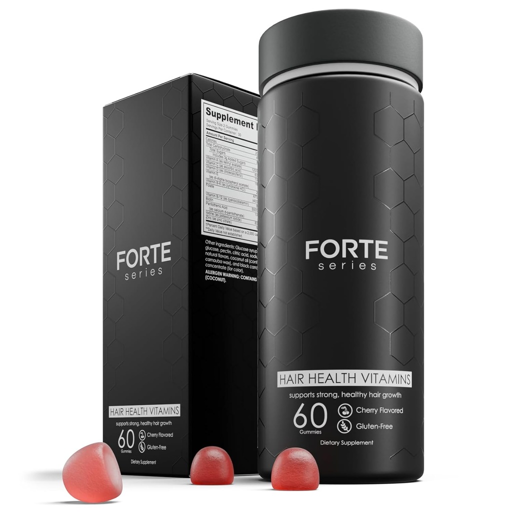 Gommies de cheveux en croûte de biotine: Débloquer des cheveux plus sains et plus pleins avec des vitamines essentielles C, D & E