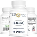 Supplément alimentaire potassique de Bio-Tech Pharmacal (K-Bicarbe, 100 Nombre)