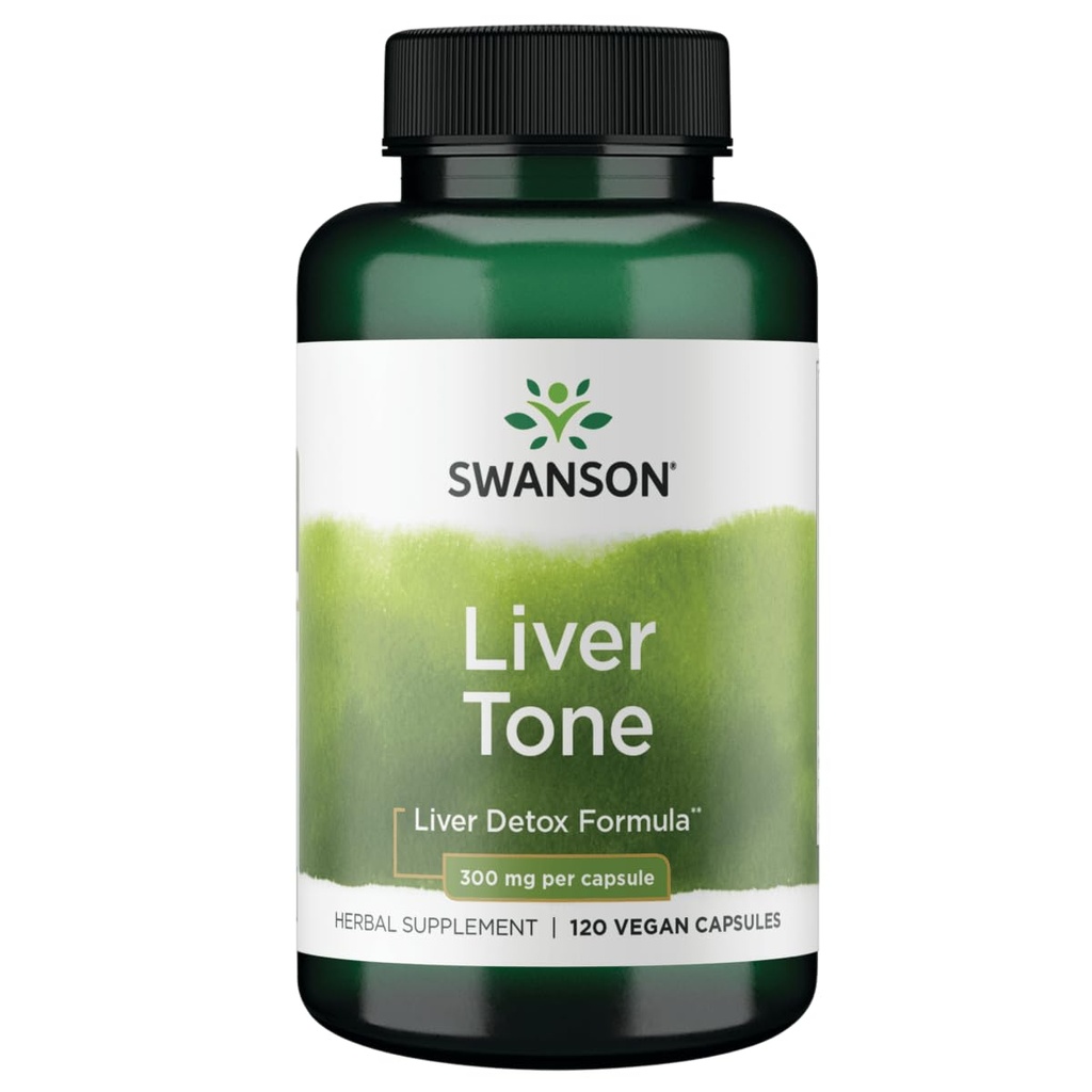 Swanson Tone du foie Détox Formule 300 Milligrammes 120 Capsules de Veg