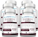 Science approuvée Liversyl - Thistle de lait, extrait d'artichaut et biopérine - Vegan - 360 Compte - 6 mois d'approvisionnement - Fabriqué aux États-Unis