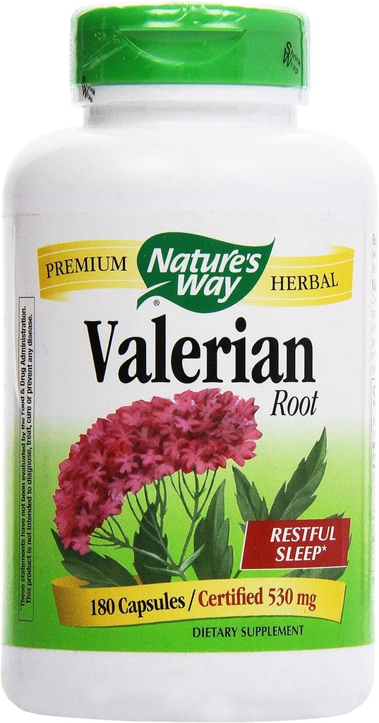 Nature's Way Valerian Root, Capsules (Gélatine) 180 ea