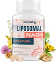 Suppléments NAD 2000MG pour les femmes, NMN Alternative, NAD+ Liposomale femelle, avec Ashwagandha, Berberine HCL, Ginkgo Biloba & Black Cohosh - Ménopause, Cerveau, Métabolisme et Soutien énergétique*, 90 Capsules