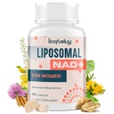 Suppléments NAD 2000MG pour les femmes, NMN Alternative, NAD+ Liposomale femelle, avec Ashwagandha, Berberine HCL, Ginkgo Biloba & Black Cohosh - Ménopause, Cerveau, Métabolisme et Soutien énergétique*, 90 Capsules