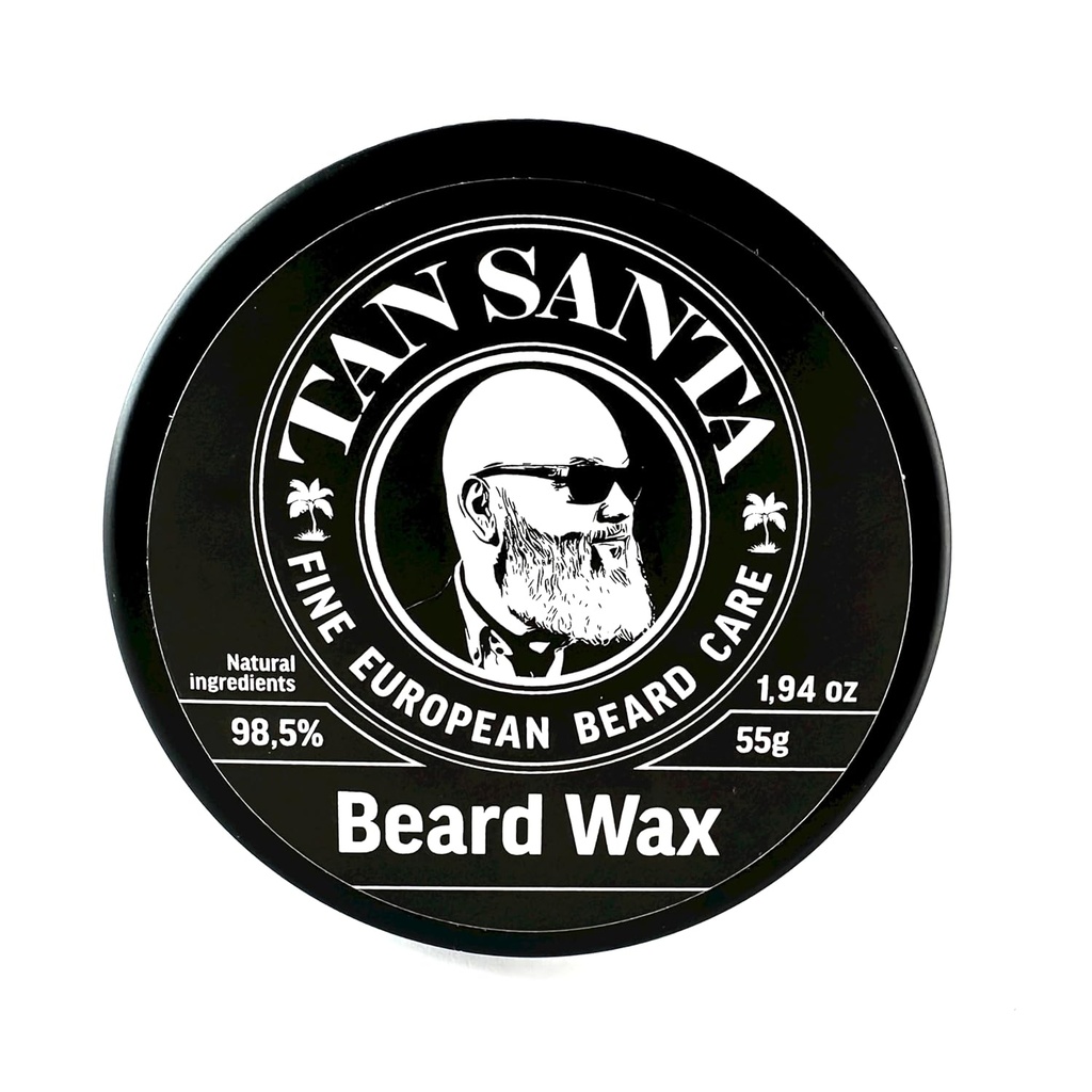 Wax/Balm/Butter pour les hommes avec l'huile de Bergamote et la cire d'abeille - Adoucissant et hydratant pour l'homme moderne