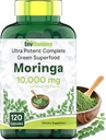 tnvitamins Moringa Capsules 10 000 mg - 120 Capsules Exclusivement Pure Moringa Oleifera Leaf Powder Supplement Exclusive Green Superfood Exclusive Green Powder Pills Exclusive, Made in the USA!