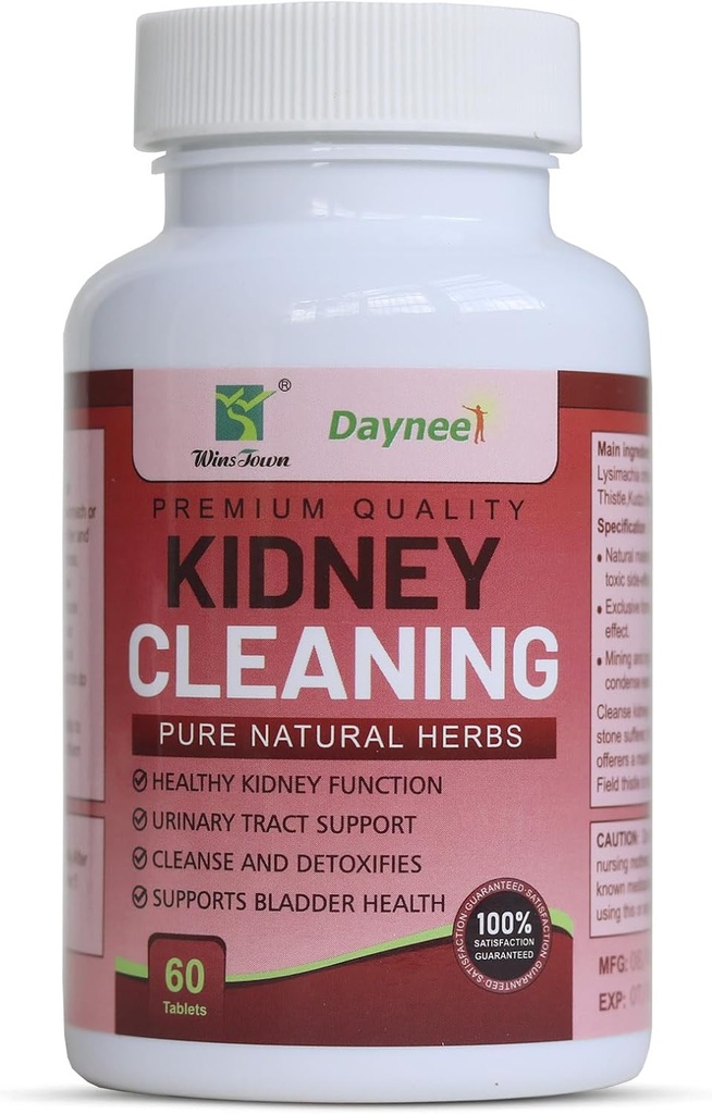 Kidney Stone Cleaning Tablet, Support Stone Breaker, Cleanse & Restore, 60 Tablets