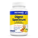 Enzymedica Digest Spectrum, enzymes digestives avancées pour les femmes et les hommes, soutient la digestion et les intolérances alimentaires multiples, formule à action rapide pour le gaz et le dégel, 90 capsules