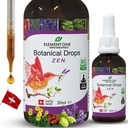 Botanical Zen Drops est supplément de soutien de sommeil naturel, gouttes à base de plantes, soutien de sommeil et de détente, favorise la relaxation