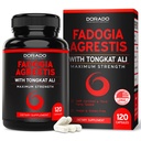 Fadogia Agrestis et Tongkat Ali Supplément Performance Blend - (120 Capsules) - Résistance maximale - Conduite, performance athlétique et masse musculaire - Sans gluten, sans OGM, capsules végétaliennes - États-Unis Fabriqué