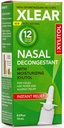 Xlear 12-Hour Natural Saline Nasal Decongestant Spray with Xylitol and Oxymetazoline, Instant Sinus Pressure and Congestion Relief for Kids and Adults 0.5 fl oz (Pack of 3)