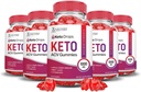 Laboratoires justifiés (5 pack Keto gouttes Gommies Keto ACV Formule 1000MG Keto gouttes Gommies Keto vinaigre de cidre de pomme préparé avec du jus de pomme de grenade poudre B12 Vegan Non OGM 300 Gommys