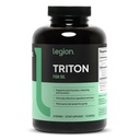 LÉGION Triton Huile de poisson Capsules - Triple Strength Omega 3 Acides gras essentiels avec vitamine E et huile de citron pour l'absorption maximale, la fraîcheur et la pureté - 2400mg EPA & DHA par portion, 30 Svgs