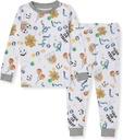 Bébé bébé de Burt's Bees, 2-Piece manches longues de petites et grandes filles Tee and Pantalons Cotton Pajama Set