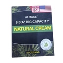 8.5 oz Crème naturelle, grande capacité - Formule tout naturel - Absorbe rapidement