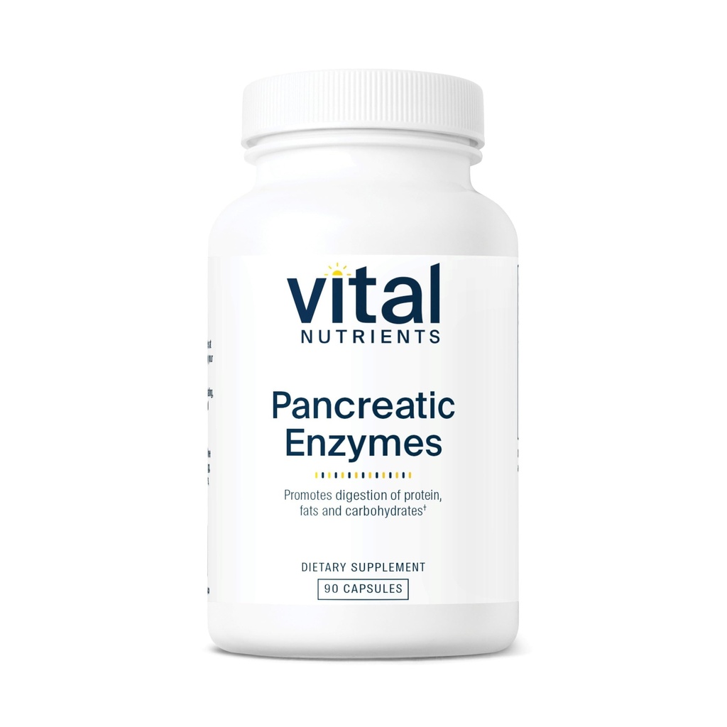 Nutriments vitaux Enzymes pancréatiques 1000mg (Full Strength)
