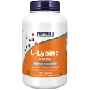 Suppléments, L-Lysine (chlorhydrate de L-Lysine) 500 mg, Amino Acid, 250 comprimés
