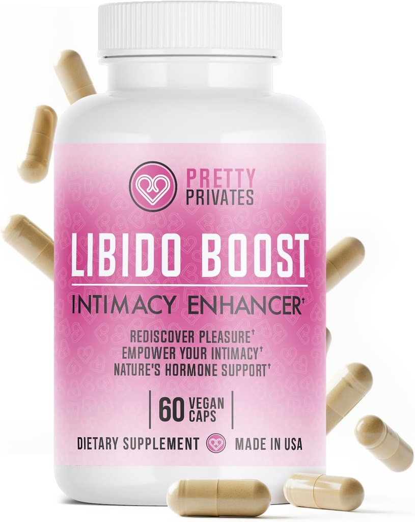 Premium pour femmes Libido Booster - Fast-Activing Mood Booster & Energy Support, Formule naturelle pour améliorer le désir - Femmes Wellness, Confiance, Hormonal Balance, Intimity & Energy Boost