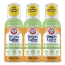 Arm & Hammer Saline simplement hydratant & Soothe Nasal Mist, hydratant sans drogue Saline Nasal Spray pour un soulagement instantané du nez sec, 4,6 Oz (130 g), 3 Pack