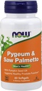 Extrait de pygème et de sciure de palmier, 25 mg/80 mg, 60 gels par les aliments actuels (paquet de 2)