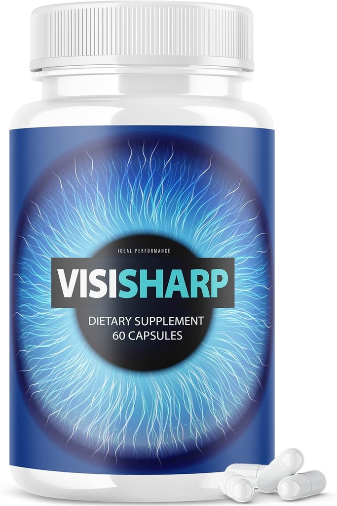 Visisharp Formule avancée de santé des yeux pour les pilules visi Sharp Supplément (60 capsules)