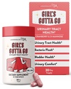 Gotta GoTM - Supplément de soutien UTI - Santé urinaire pour les femmes - UTI Relief for Women with Sugar-Free Cranberry and D-Mannose, 30 portions