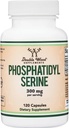 PhosphatidylSerine Supplement 300mg Per Serving, 120 Capsules (Phosphatidyl Serine Complex) by Double Wood