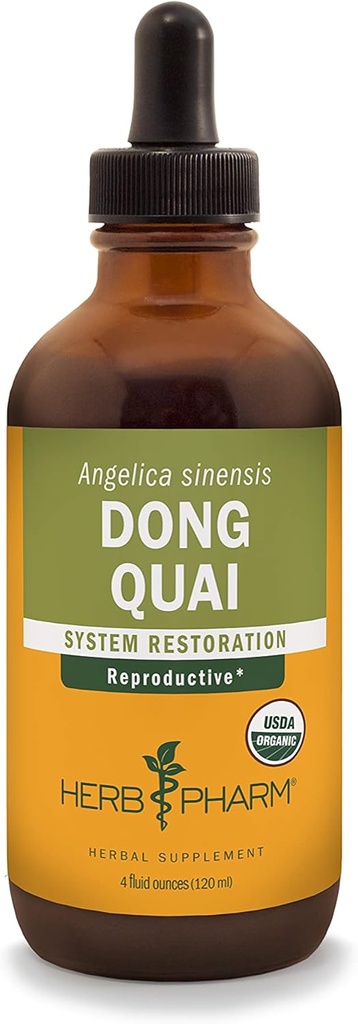 Herb Pharm Dong Quai Liquid Extract for Female Reproductive System Support - 4 Once