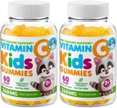 DR. MORITZ Vitamine C Gummies for Kids & Adults 240 mg - Soutien immunitaire Vitamines à faible teneur en sucre pour les tout-petits - Supplément alimentaire pour enfants sans gélatine végétarienne (Citrus Flavor) (120 Nombre)