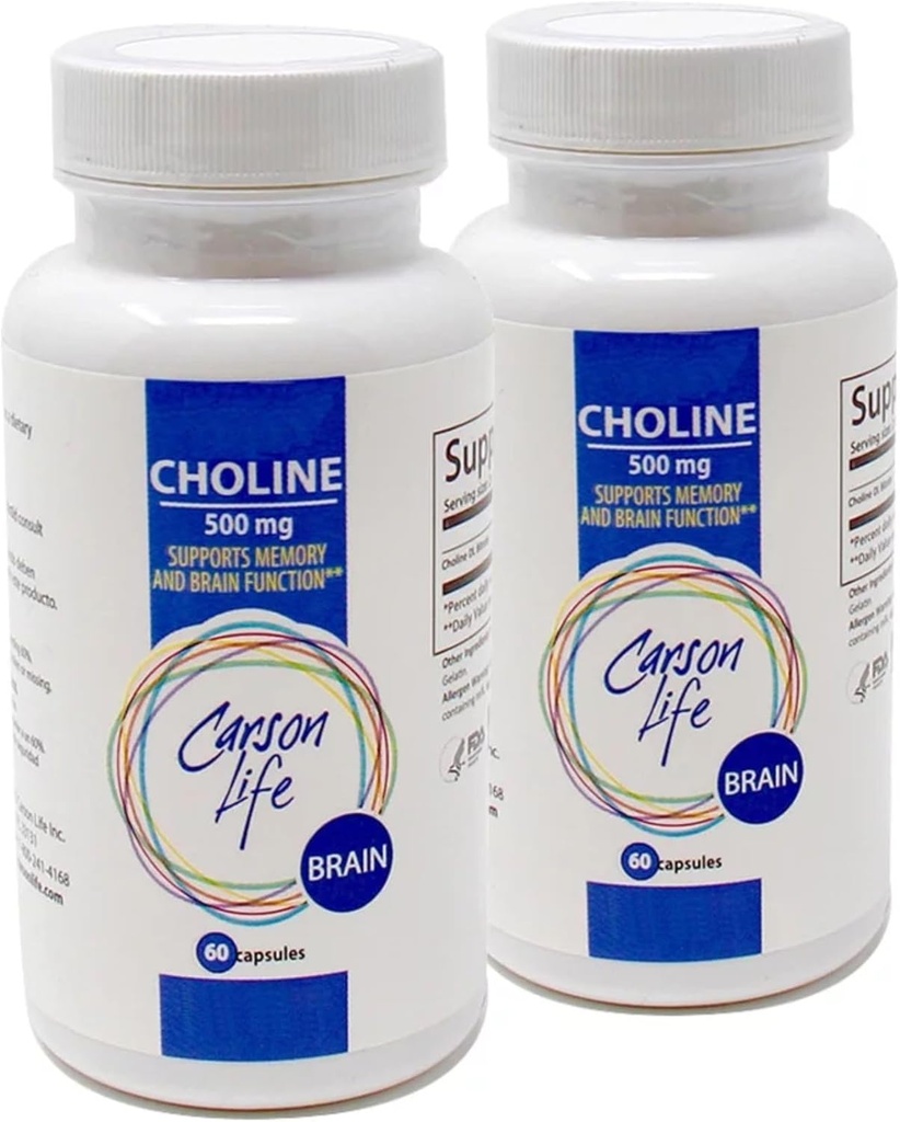 Carson Life Choline - 60 Capsules - 2 Pack